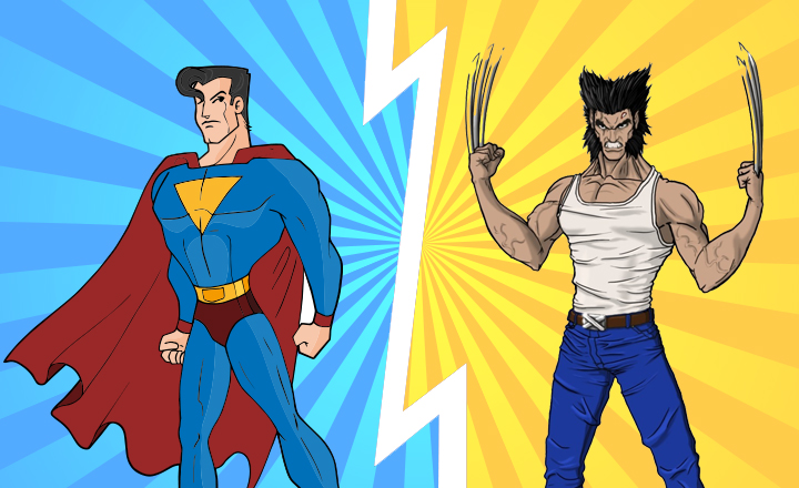 Woudl You Rather - Superman vs Wolverine