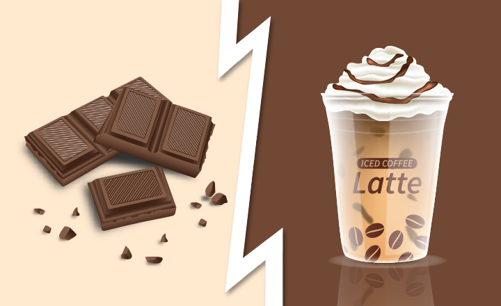 Would You Rather Like to Have Hot Chocolate or Cold Coffee with Vannila Ice Cream